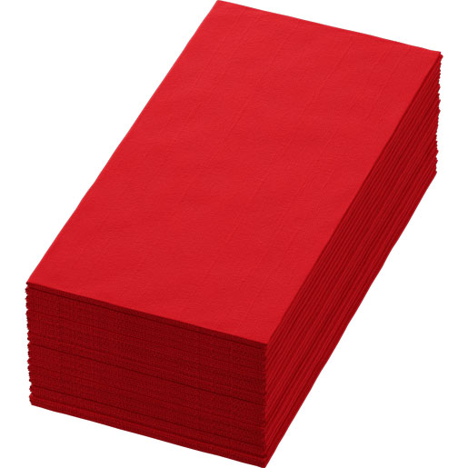 Dunisoft Napkin Red 1/8 Book fold 40 x 40 cm Pack of 60